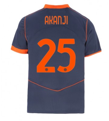 Inter Milan Manuel Akanji #25 Tredje Tröja 2025-26 Kortärmad Inter Milan Manuel Akanji #25 Tredje Tröja 2025-26 Kortärmad